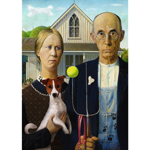 Puzzle American Gothic 500 el. Trefl (37526)