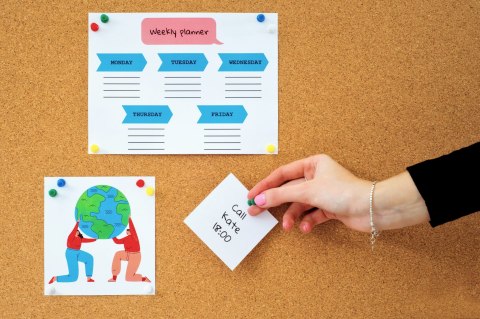 Tablica korkowa w drewnianej ramie Memoboards (TC54/1)