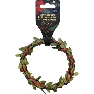 Wstążka CHRISTMASx2 [mm x m] zielony jasny Interdruk