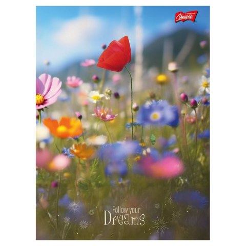 Zeszyt Romantic Meadow A5 60k. 70g linia Unipap