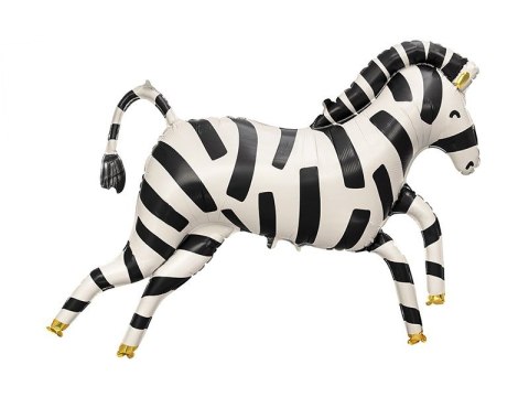 Balon foliowy Zebra, 115x85 cm, mix 45cal Partydeco (FB121)