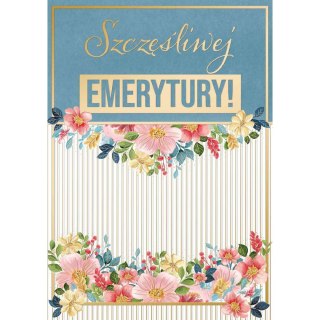 Kartka składana Karnet A5 EMERYTURA A5 Henry (5905701481446)