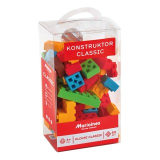 Klocki konstrukcyjne Classic Blocks 55 elementów Marioinex