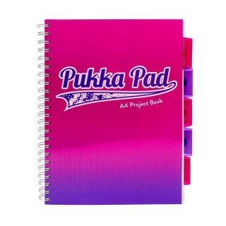 Kołozeszyt (kołonotatnik) FLEX PAD A4 200k. 80g krata Pukka (8408-FUS)