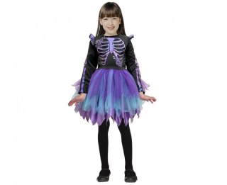 Kostium Strój dla dzieci Fioletowy Kościotrup (sukienka), rozm. 120/130 cm Godan (SL-FK12)