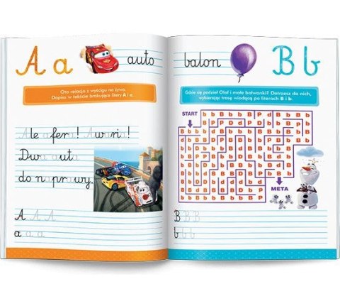 Książeczka edukacyjna Disney Uczy. Elementarz. Ćwiczenia Ameet (USL 9303)