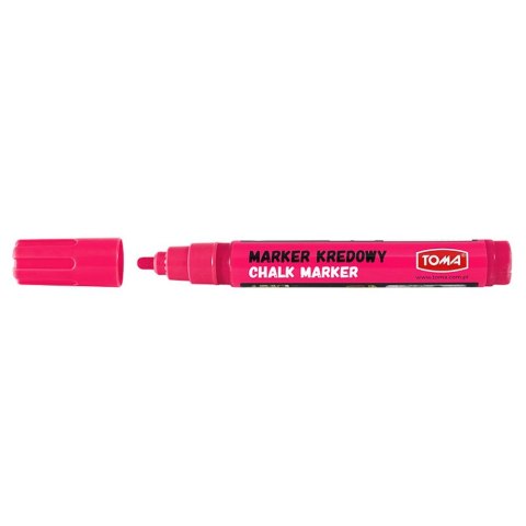 Marker specjalistyczny kredowy wkład różowy 4,5mm okrągła końcówka Toma (TO-292 8 2)