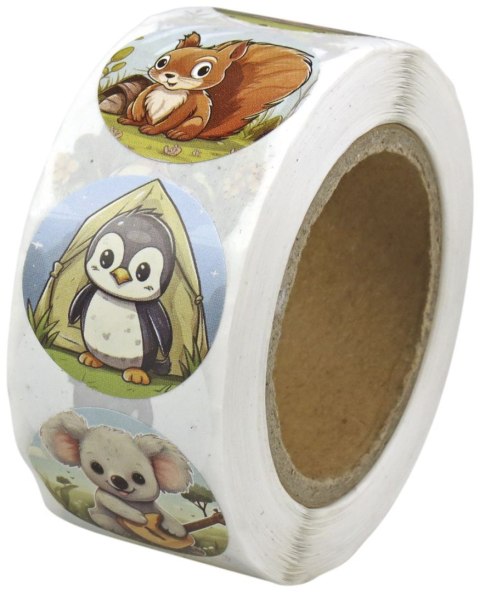Naklejka (nalepka) Craft-Fun Series Małe zwierzątka Naklejki na rolce Titanum (25YQ-029)