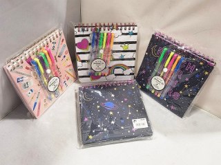 Notes (notatnik) skoroszyt, z zestawem długopisów A5 Adar (611207)