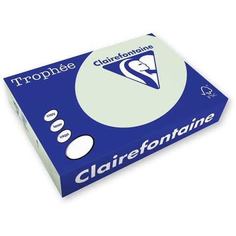 Papier kolorowy kolorowy A4 zielony jasny 250k. 80g Trophee (xca41974)