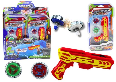 Pistolet Wyrzutnia 2 Metalowe Krążki Czerwony Światła Rastar (20821)