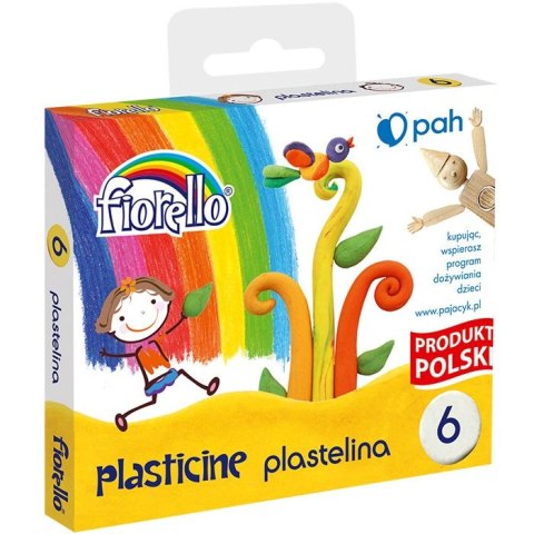 Plastelina 6 kol. mix Fiorello