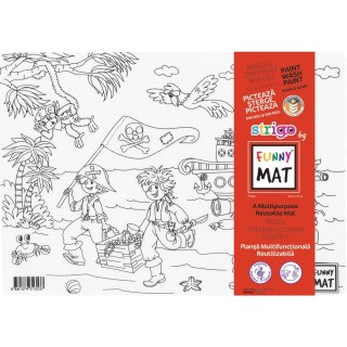Podkład na biurko FUNNY MAT TRANSPARENT PIRACI sfu1353 polipropylen PP [mm:] 250x350 Strigo (86813793136537)