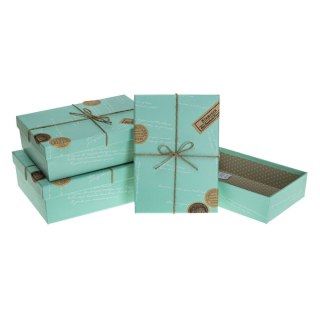 Pudełko na prezent Rozette (PUG-23277-PR L-GREEN set 3)