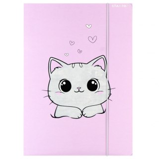 Teczka kartonowa na gumkę Kotek A4 mix Starpak (559723)