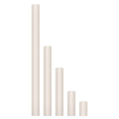 Tiul tiul 160x9 [mm x m] KREMOWY JASNY Partydeco (TIU15-079)