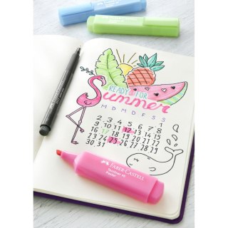 Zakreślacz Pastel wkład różowy Faber Castell (FC154654)