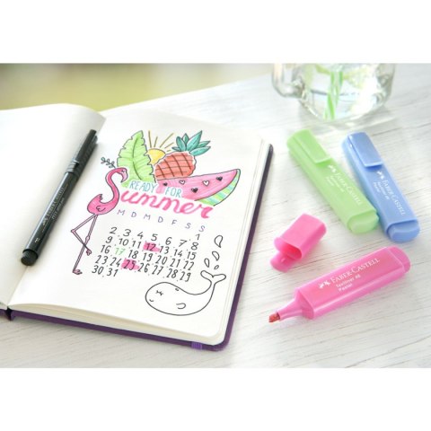 Zakreślacz Pastel wkład różowy Faber Castell (FC154654)