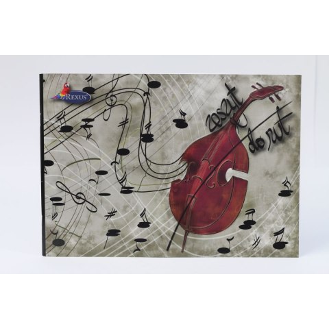 Zeszyt do nut A4 16k. 70g [mm:] 295x205 Rexus (607371)