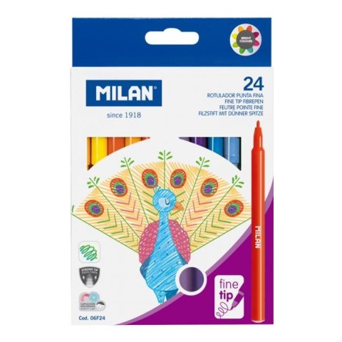 Flamaster 24 kol. Milan (06F24)
