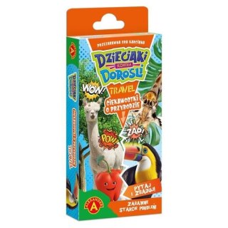 Gra planszowa CIEKAWOSTKI O PRZYRODZIE CIEKAWOSTKI O PRZYRODZIE - DZIECIAKI KONTRA DOROŚLI TRAVEL Alexander