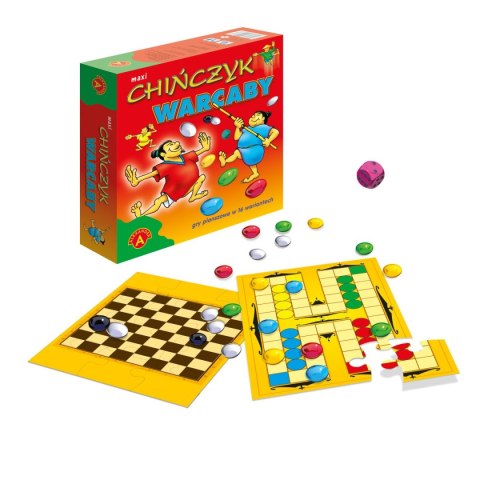 Gra planszowa Chińczyk - Warcaby Maxi Alexander