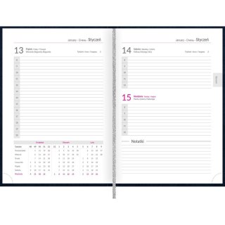 Kalendarz książkowy (terminarz) 5904017437451 Basic 2025 A5 Top 2000 (400189203)