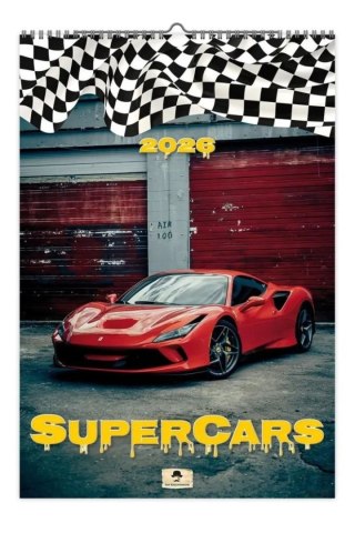 Kalendarz ścienny SUPER CARS 320mm x 470mm Pan Kalendarzyk (A3 VD.17)