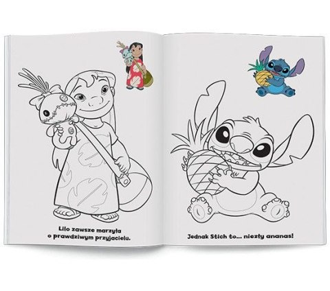 Książka dla dzieci Stich. Naklejam i Koloruję Ameet (NAK 9115)