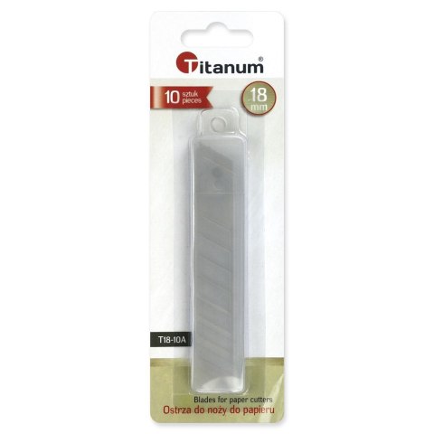 Ostrza do noży ostrza do noży 18mm Titanum (T18-10A)