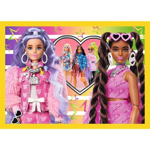 Puzzle Barbie 4w1 Wesoły świat Barbie 4w1 el. Trefl (34626)
