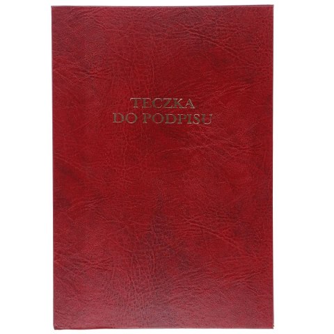 Teczka do podpisu A4 bordowy 10k. Barbara (1822206)