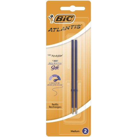 Wkład do długopisu Atlantis wkład niebieski Mmm Bic (8924099)