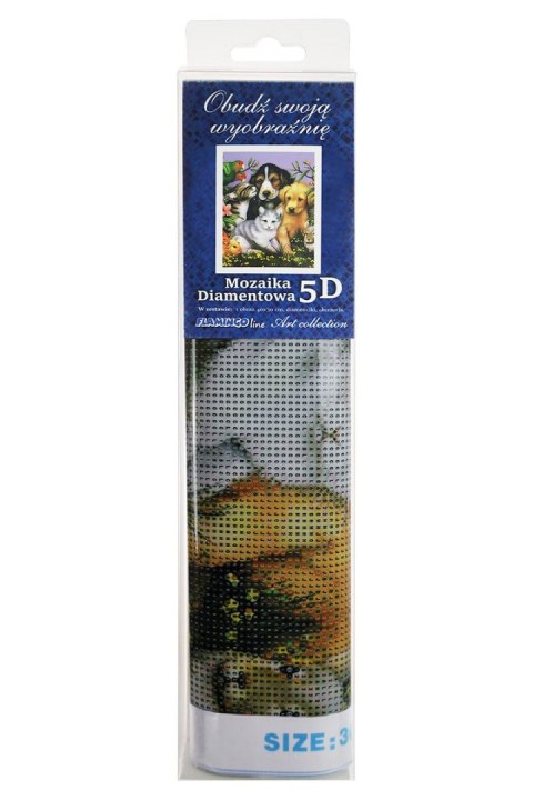 Zestaw kreatywny Diamentowa mozaika 30x40cm Zwierzęta Flamingo Line (TSGK75621)