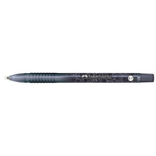 Długopis CX7 czarny wkład czarny 0,7mm Faber Castell (256899 FC)