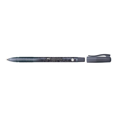 Długopis CX7 czarny wkład czarny 0,7mm Faber Castell (256899 FC)