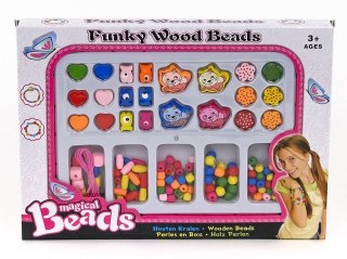 Koraliki dla dziewczynki drewniane Adar (498600)