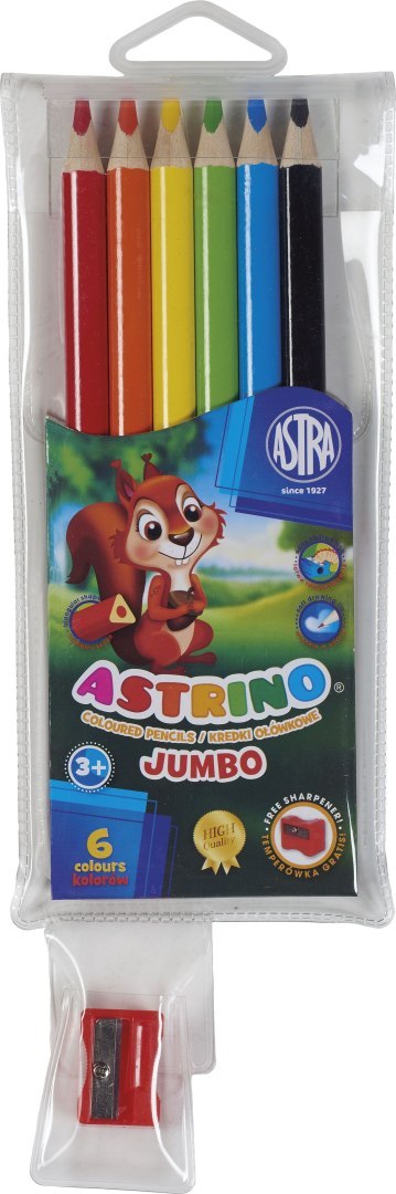 Kredki ołówkowe 6 kol. Astrino (312115003)