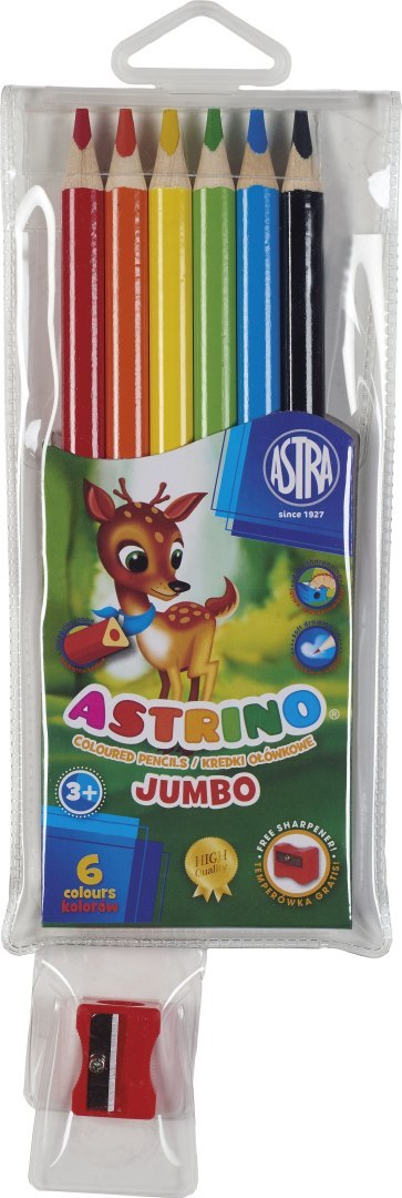 Kredki ołówkowe 6 kol. Astrino (312115003)