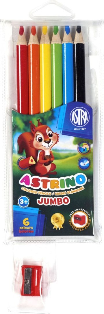 Kredki ołówkowe 6 kol. Astrino (312115003)
