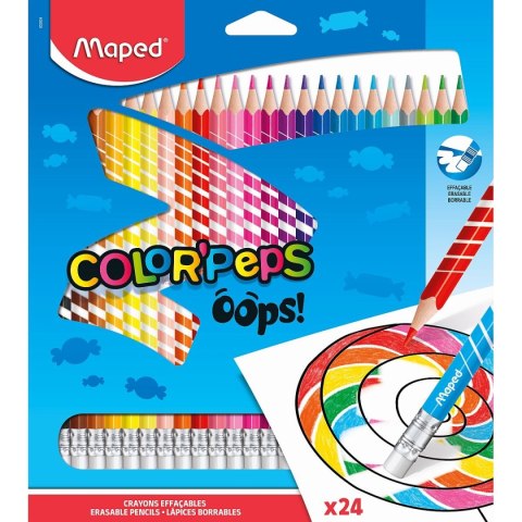 Kredki ołówkowe Colorpeps 24 kol. Maped (832824)
