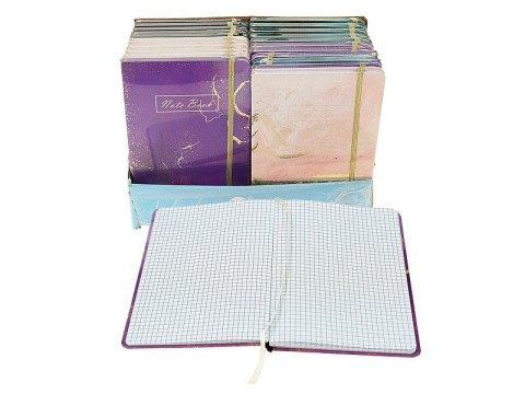 Notes (notatnik) mix kolorów A5 krata [mm:] 210x145 Adar (616547)