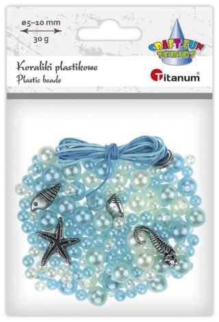 Perełki Craft-Fun Series zestaw do zrobienia biżuterii Titanum (BR230008-blue)