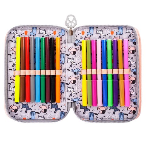 Piórnik MY LITTLE FRIEND GREY YORK POTRÓJNY 5903235668487 St.Majewski (Z WYPOSAŻENIEM)