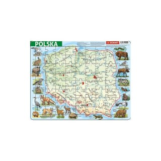 Puzzle Polska afizyczna Demart