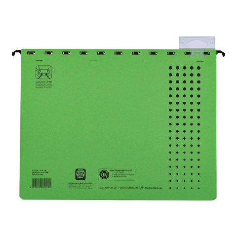 Skoroszyt Chic Ultimate wiszący A4 zielony karton 240g Elba (100552096)