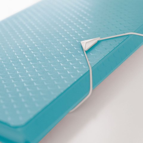 Teczka z przegródkami Colour Breeze A4 kolor: turkusowy 6 przegródek Esselte (626251)