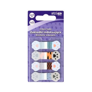 Zakładki indeksujące łapki 44x15mm x4bl 5905658810283 80k [mm:] 44x15 Strigo (SSN025)