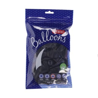 Balon gumowy Party Deco BALONY STRONG METALLIC metalizowany 50 szt czarny 270mm Partydeco (SB12M-010/50)