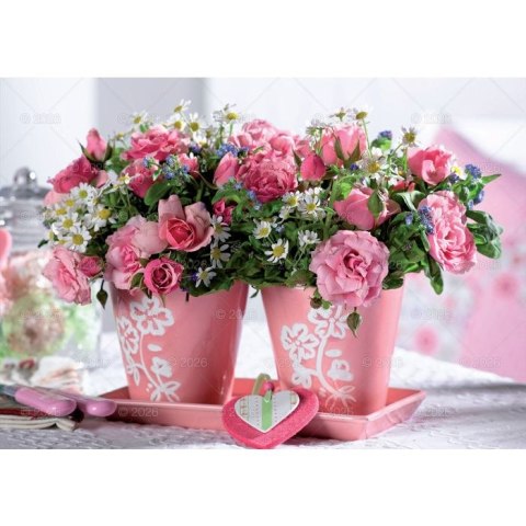 Kalendarz ścienny Kwiaty ozdobne rodzinny 2026 280mm x 200mm Lucrum (WL02)